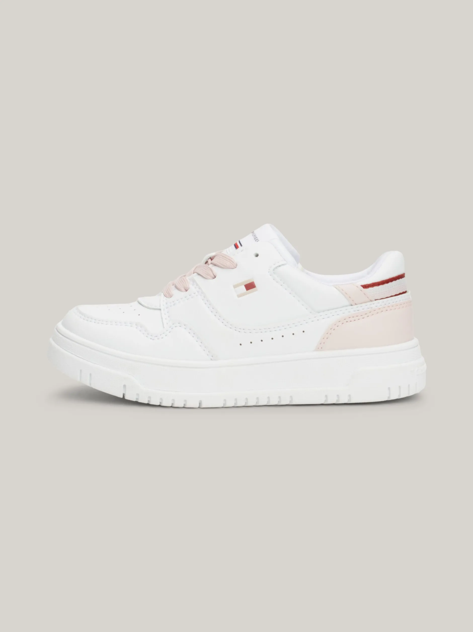 Obuwie I Akcesoria*Tommy Hilfiger Buty Sportowe Z Kolorowym Wzorem WHITE/PINK