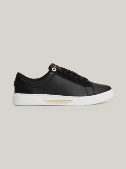 Sneakersy*Tommy Hilfiger Buty Sportowe Z Metalowymi Elementami BLACK