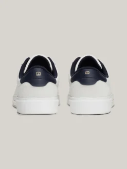 Sneakersy*Tommy Hilfiger Buty Sportowe Z Metalowymi Elementami ECRU