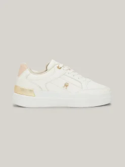 Sneakersy*Tommy Hilfiger Buty Sportowe Z Monogramem TH ANCIENT WHITE