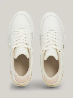 Sneakersy*Tommy Hilfiger Buty Sportowe Z Monogramem TH ANCIENT WHITE