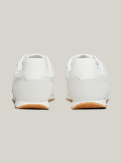 Sneakersy*Tommy Hilfiger Buty Sportowe Z Różnych Materiałów ECRU