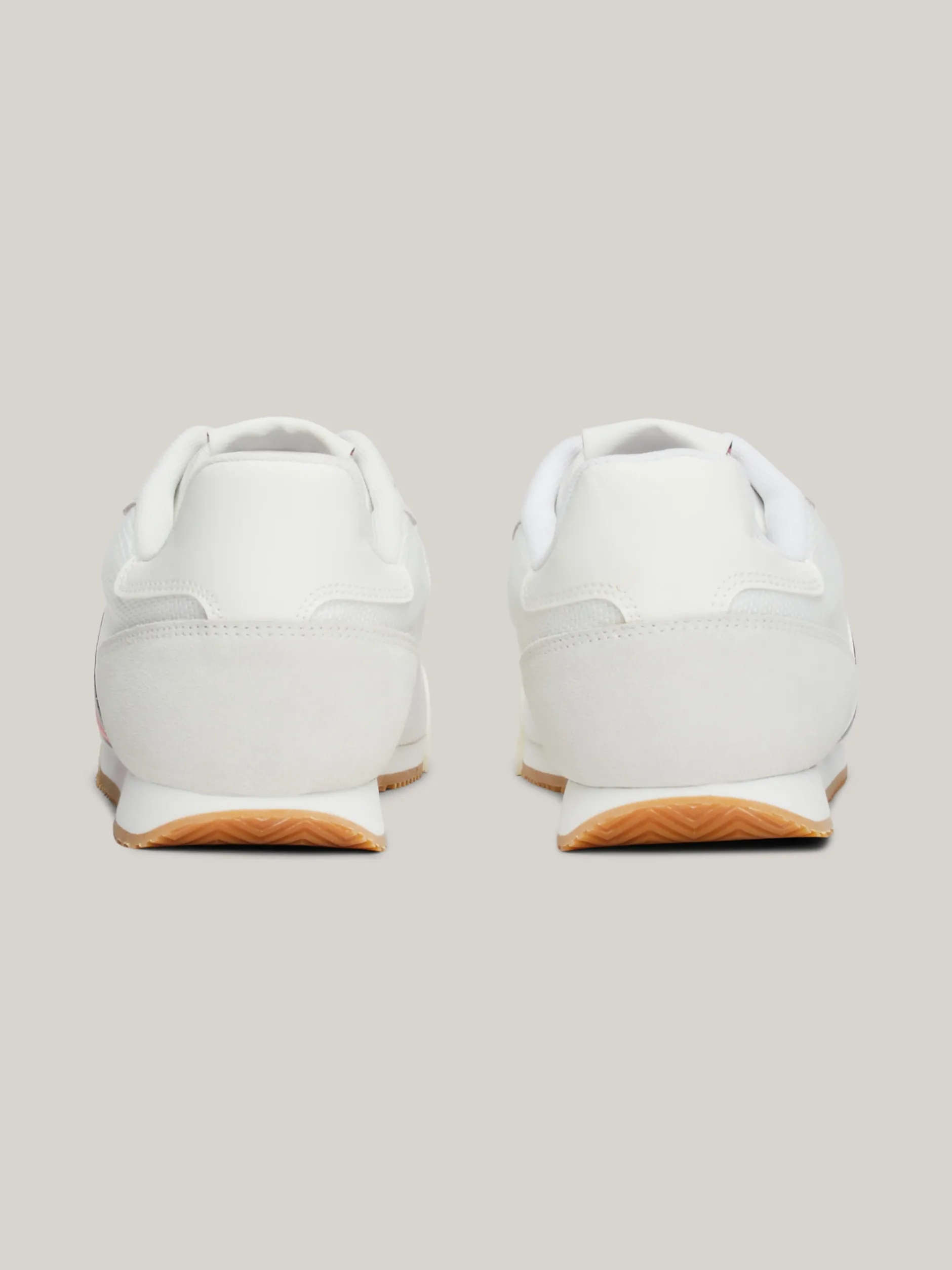 Sneakersy*Tommy Hilfiger Buty Sportowe Z Różnych Materiałów ECRU