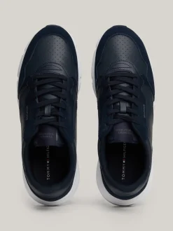 Sneakersy*Tommy Hilfiger Buty Sportowe Z Zamszu O Mieszanej Fakturze DESERT SKY