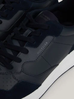 Sneakersy*Tommy Hilfiger Buty Sportowe Z Zamszu O Mieszanej Fakturze DESERT SKY