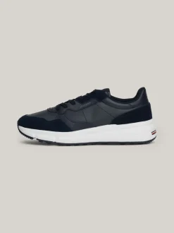 Sneakersy*Tommy Hilfiger Buty Sportowe Z Zamszu O Mieszanej Fakturze DESERT SKY