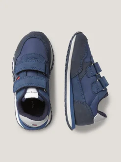 Obuwie I Akcesoria*Tommy Hilfiger Buty Sportowe Z Zapięciem Na Rzep I Flagą BLUE