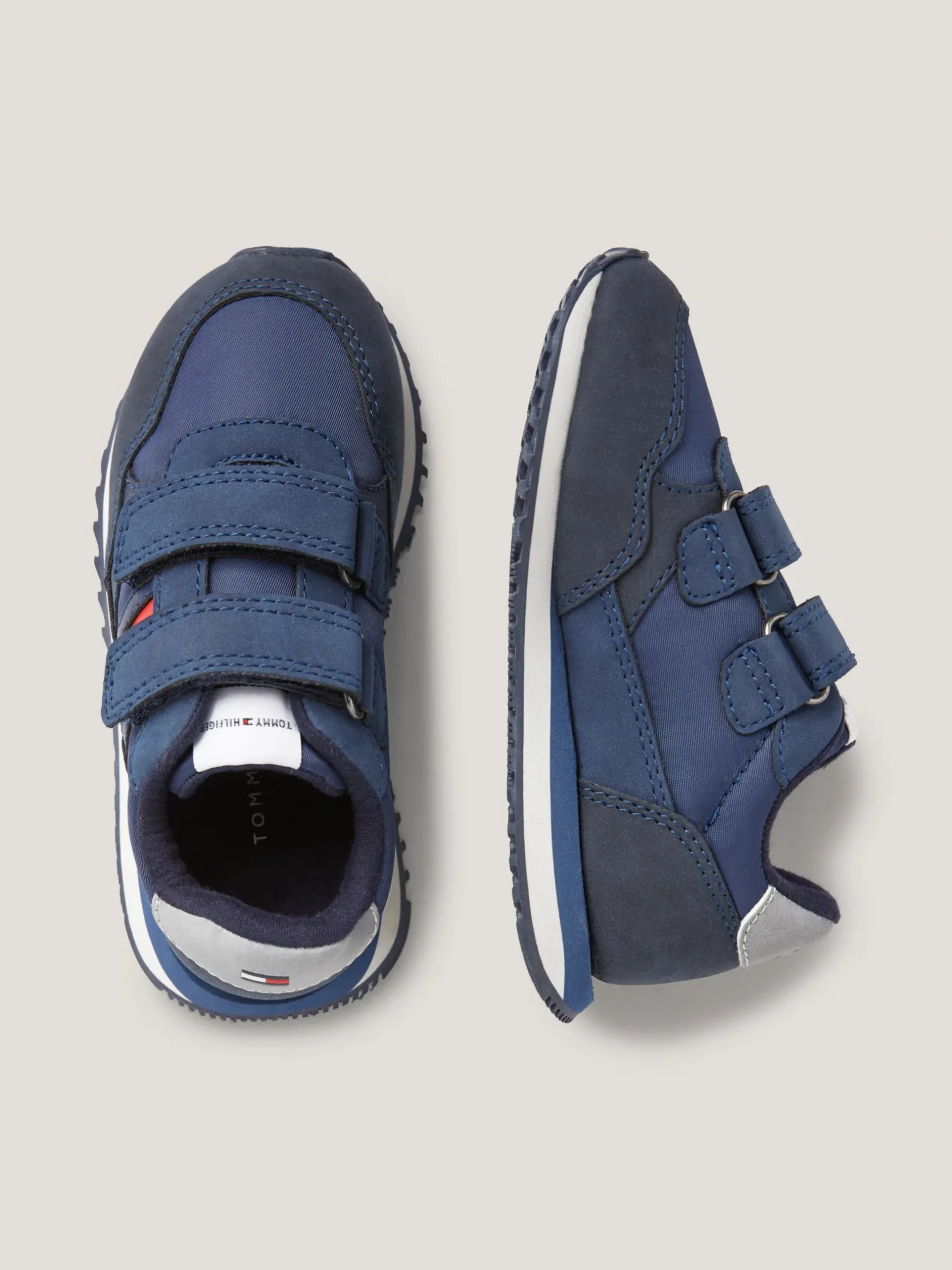 Obuwie I Akcesoria*Tommy Hilfiger Buty Sportowe Z Zapięciem Na Rzep I Flagą BLUE