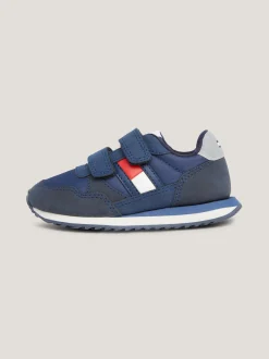 Obuwie I Akcesoria*Tommy Hilfiger Buty Sportowe Z Zapięciem Na Rzep I Flagą BLUE
