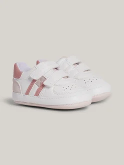 Obuwie I Akcesoria*Tommy Hilfiger Buty Sportowe Z Zapięciem Na Rzep WHITE/PINK