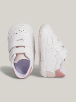 Obuwie I Akcesoria*Tommy Hilfiger Buty Sportowe Z Zapięciem Na Rzep WHITE/PINK