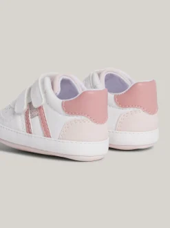 Obuwie I Akcesoria*Tommy Hilfiger Buty Sportowe Z Zapięciem Na Rzep WHITE/PINK