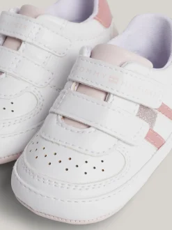 Obuwie I Akcesoria*Tommy Hilfiger Buty Sportowe Z Zapięciem Na Rzep WHITE/PINK