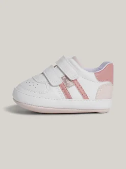 Obuwie I Akcesoria*Tommy Hilfiger Buty Sportowe Z Zapięciem Na Rzep WHITE/PINK