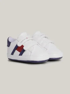 Obuwie I Akcesoria*Tommy Hilfiger Buty Sportowe Z Zapięciem Na Rzep WHITE/BLUE