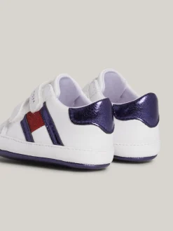 Obuwie I Akcesoria*Tommy Hilfiger Buty Sportowe Z Zapięciem Na Rzep WHITE/BLUE