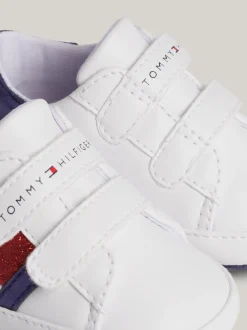 Obuwie I Akcesoria*Tommy Hilfiger Buty Sportowe Z Zapięciem Na Rzep WHITE/BLUE