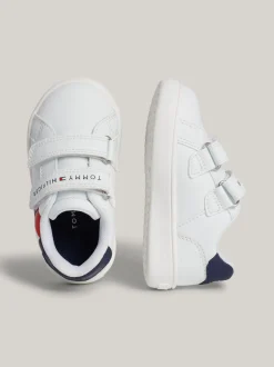 Obuwie I Akcesoria*Tommy Hilfiger Buty Sportowe Z Zapięciem Na Rzep I Flagą WHITE