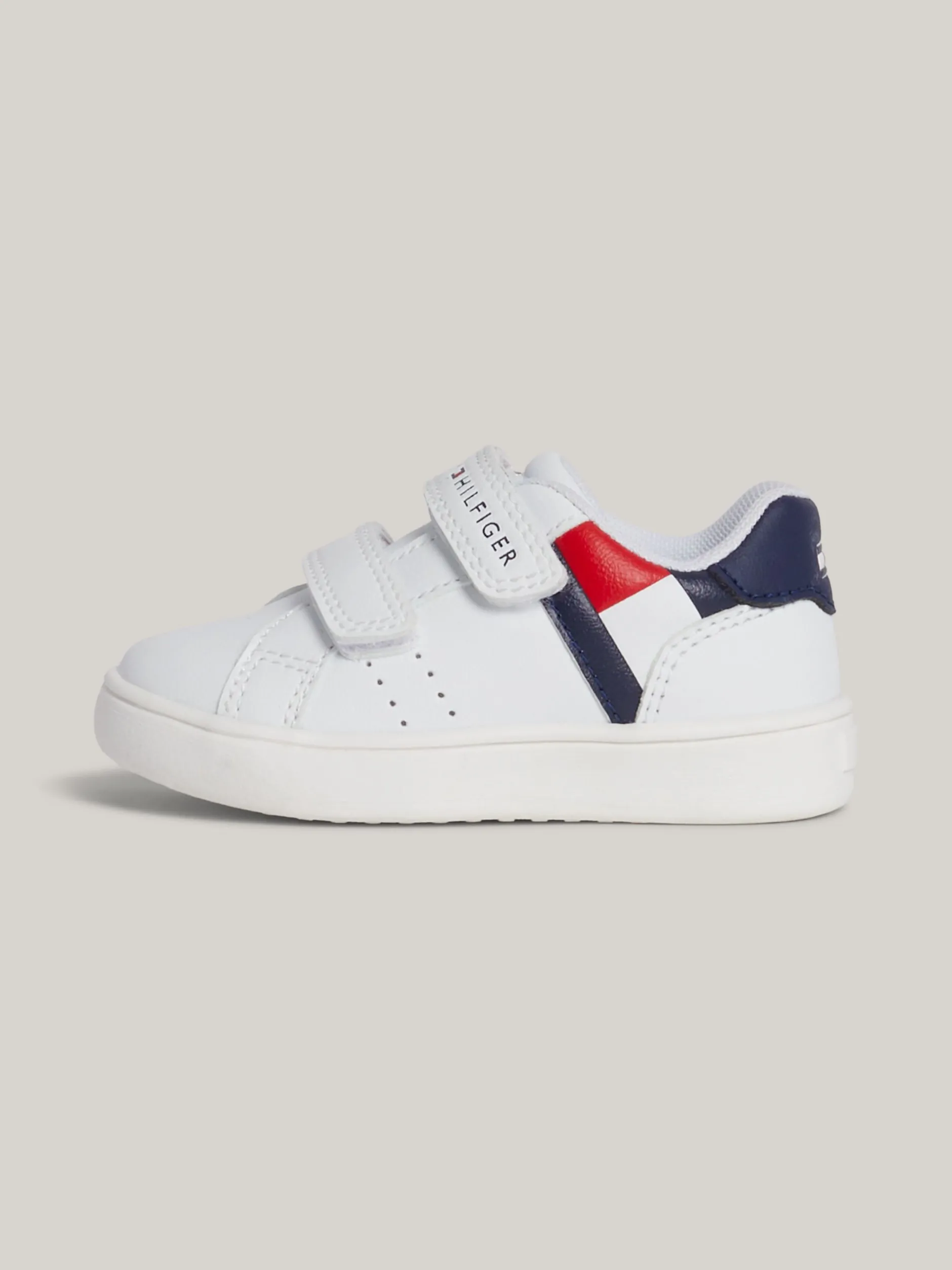 Obuwie I Akcesoria*Tommy Hilfiger Buty Sportowe Z Zapięciem Na Rzep I Flagą WHITE