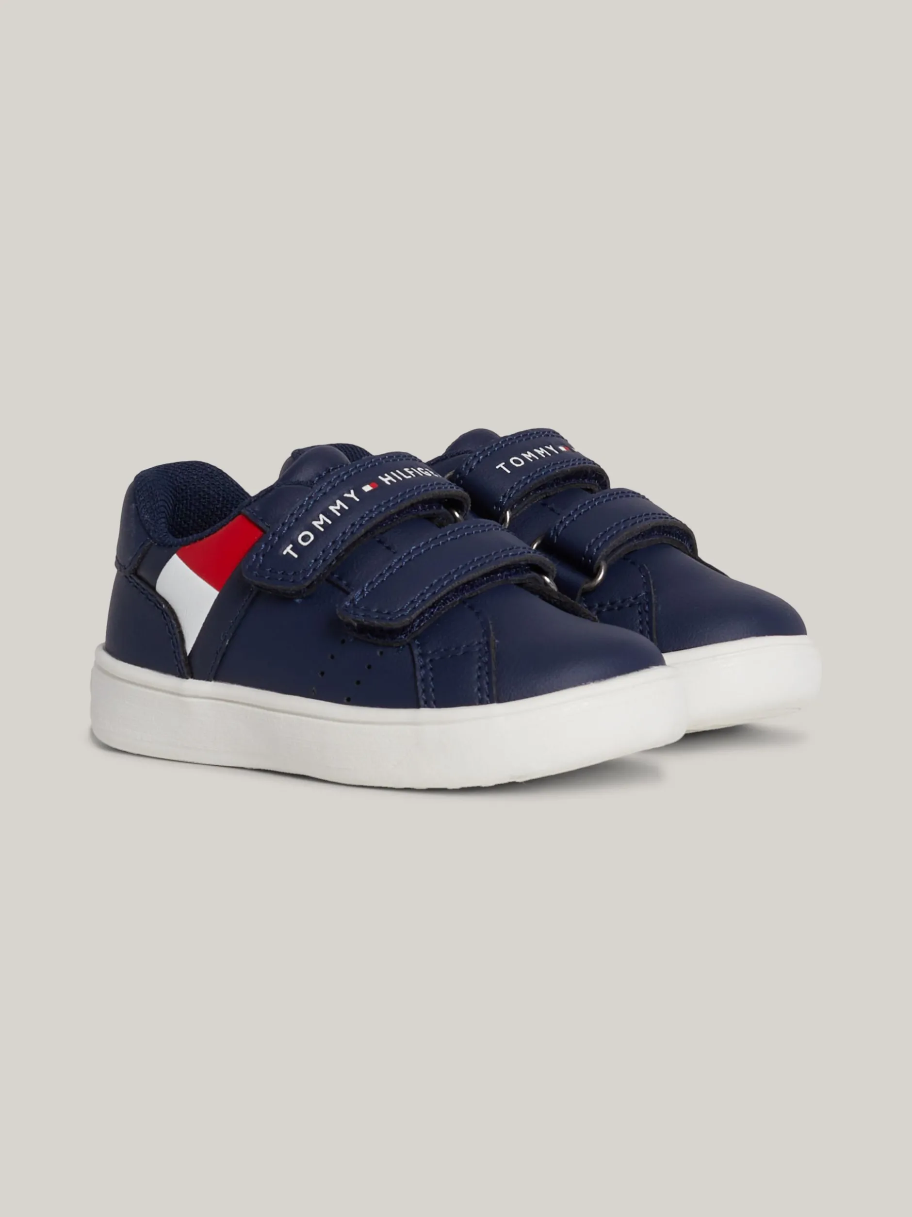 Obuwie I Akcesoria*Tommy Hilfiger Buty Sportowe Z Zapięciem Na Rzep I Flagą BLUE