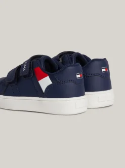 Obuwie I Akcesoria*Tommy Hilfiger Buty Sportowe Z Zapięciem Na Rzep I Flagą BLUE