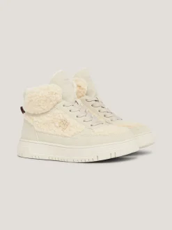 Obuwie I Akcesoria*Tommy Hilfiger Buty Sportowe Za Kostkę Z Monogramem TH BEIGE