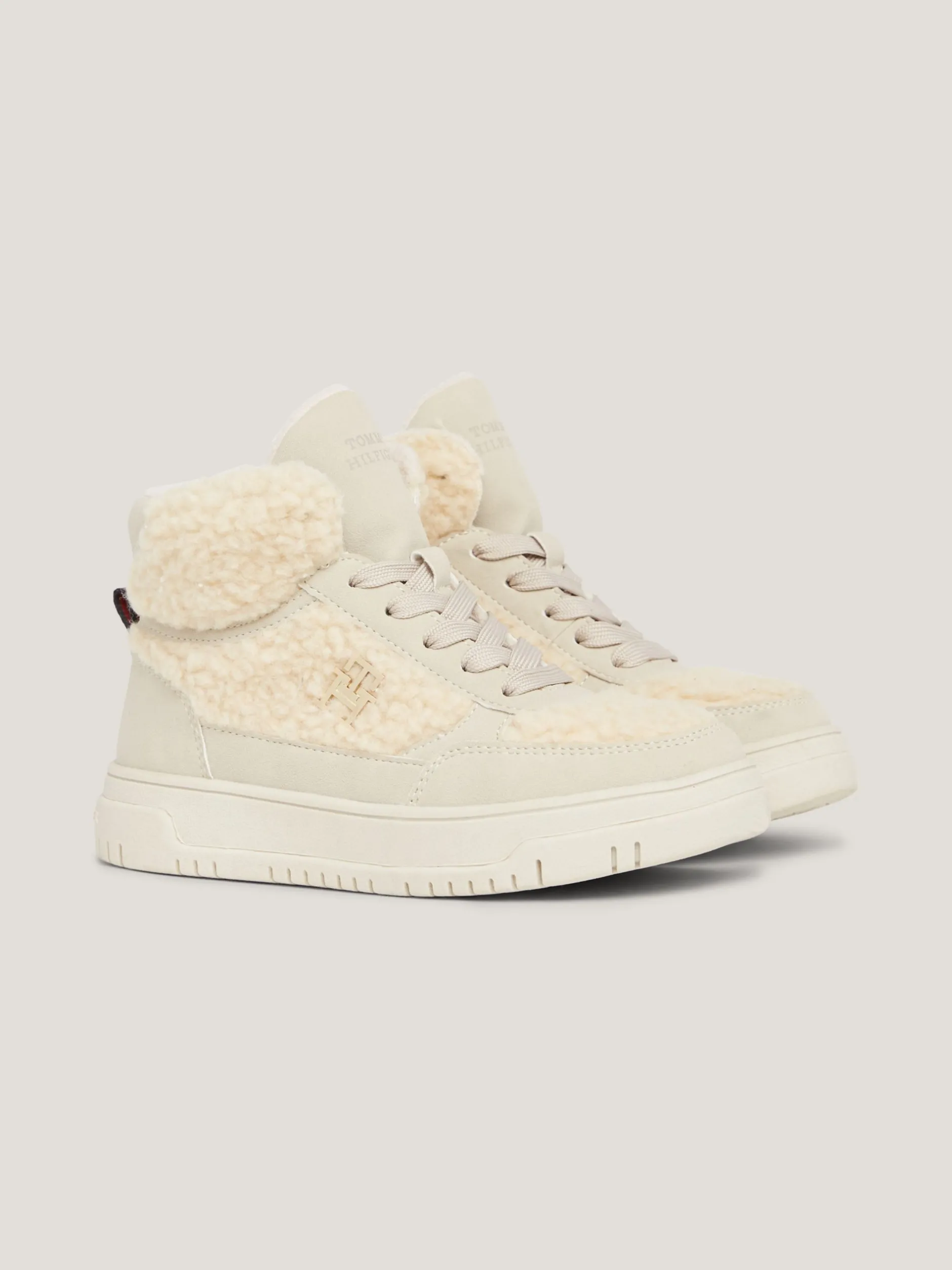 Obuwie I Akcesoria*Tommy Hilfiger Buty Sportowe Za Kostkę Z Monogramem TH BEIGE