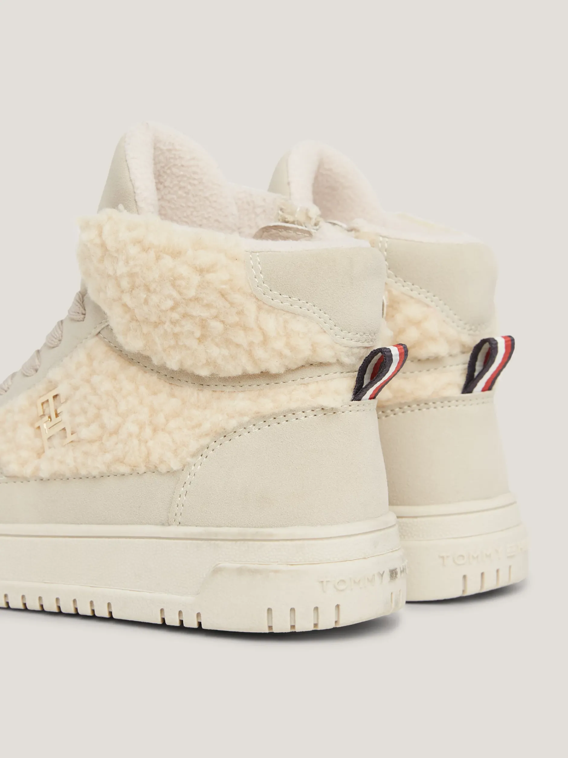 Obuwie I Akcesoria*Tommy Hilfiger Buty Sportowe Za Kostkę Z Monogramem TH BEIGE