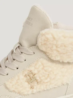Obuwie I Akcesoria*Tommy Hilfiger Buty Sportowe Za Kostkę Z Monogramem TH BEIGE