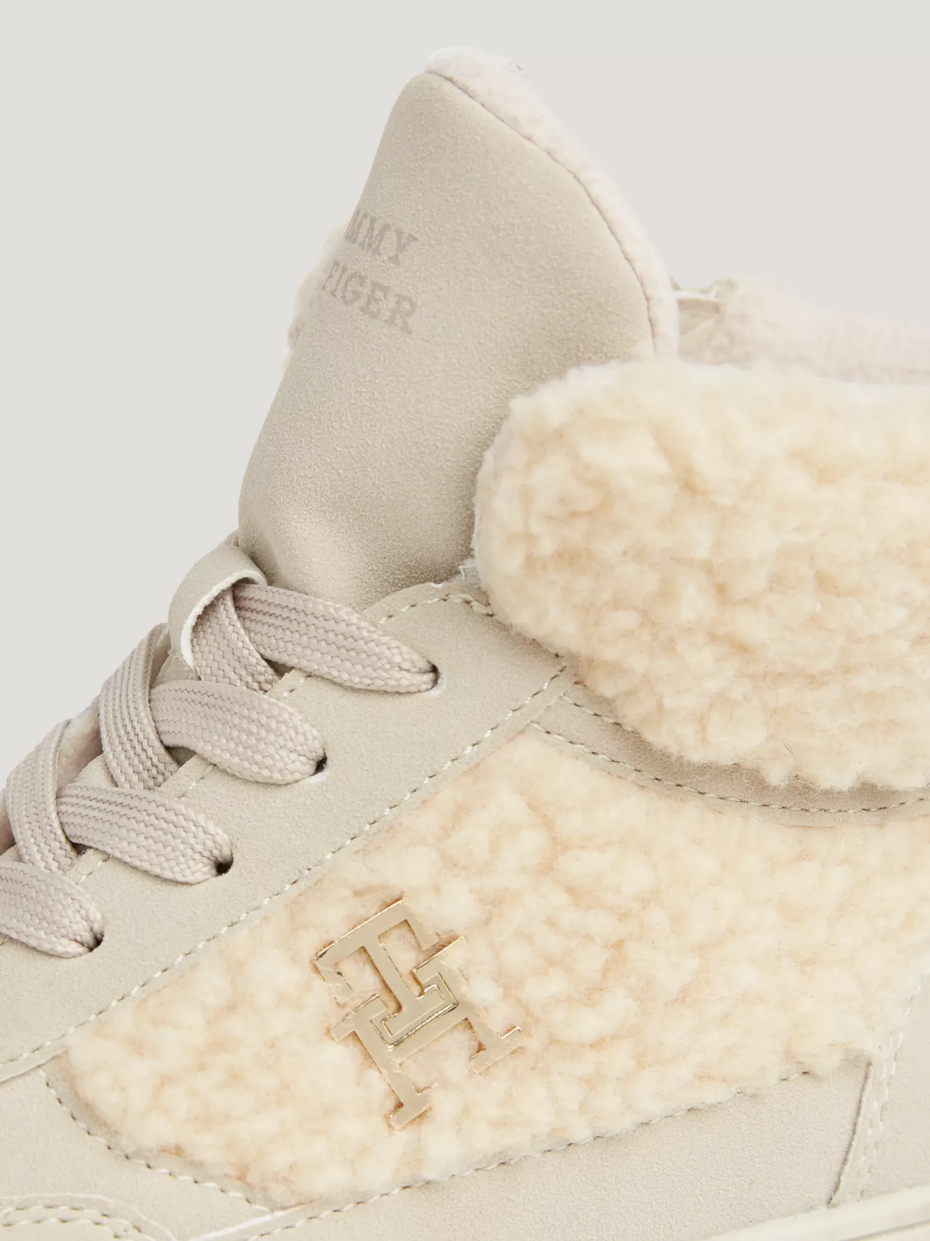 Obuwie I Akcesoria*Tommy Hilfiger Buty Sportowe Za Kostkę Z Monogramem TH BEIGE