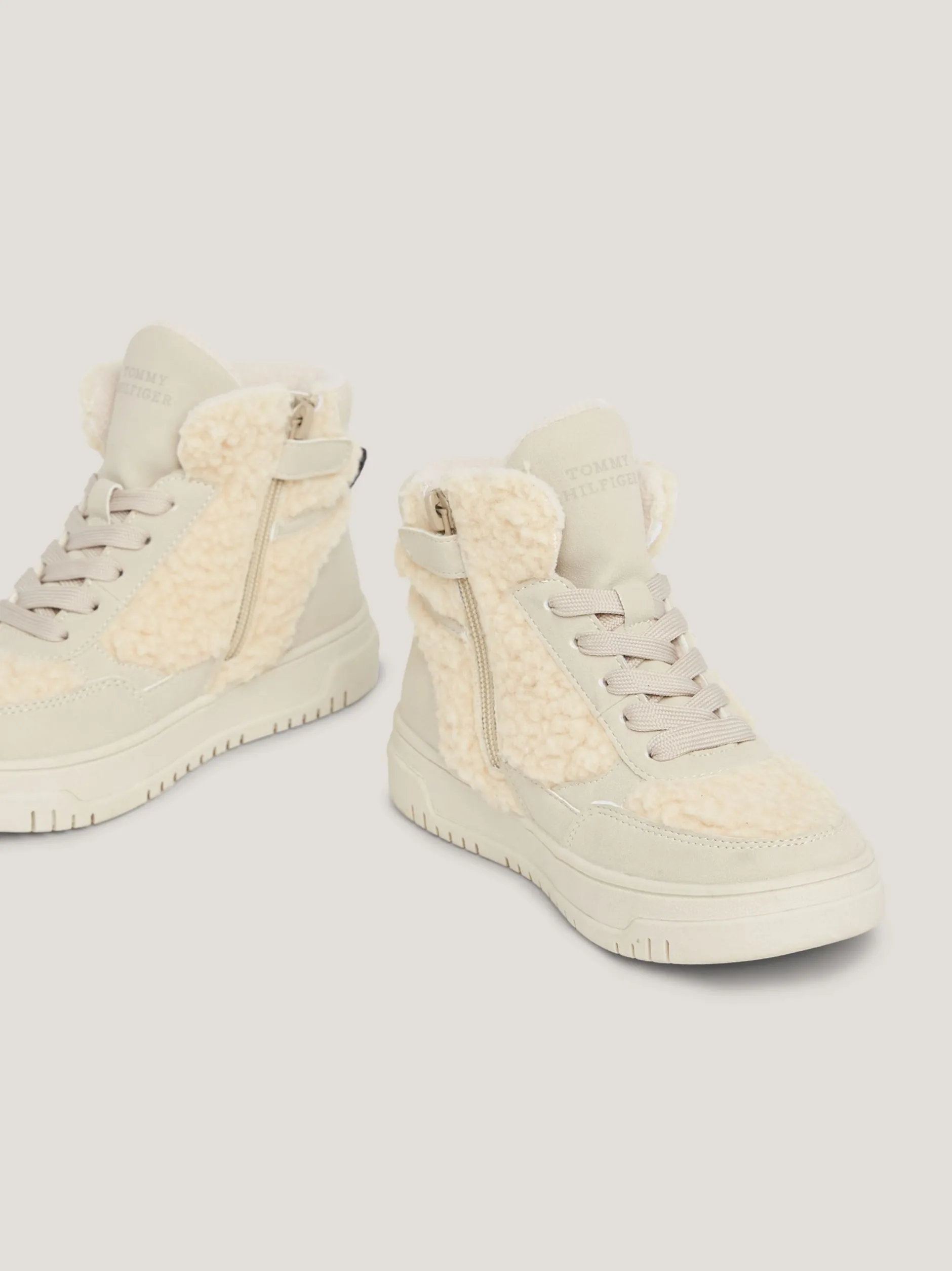 Obuwie I Akcesoria*Tommy Hilfiger Buty Sportowe Za Kostkę Z Monogramem TH BEIGE