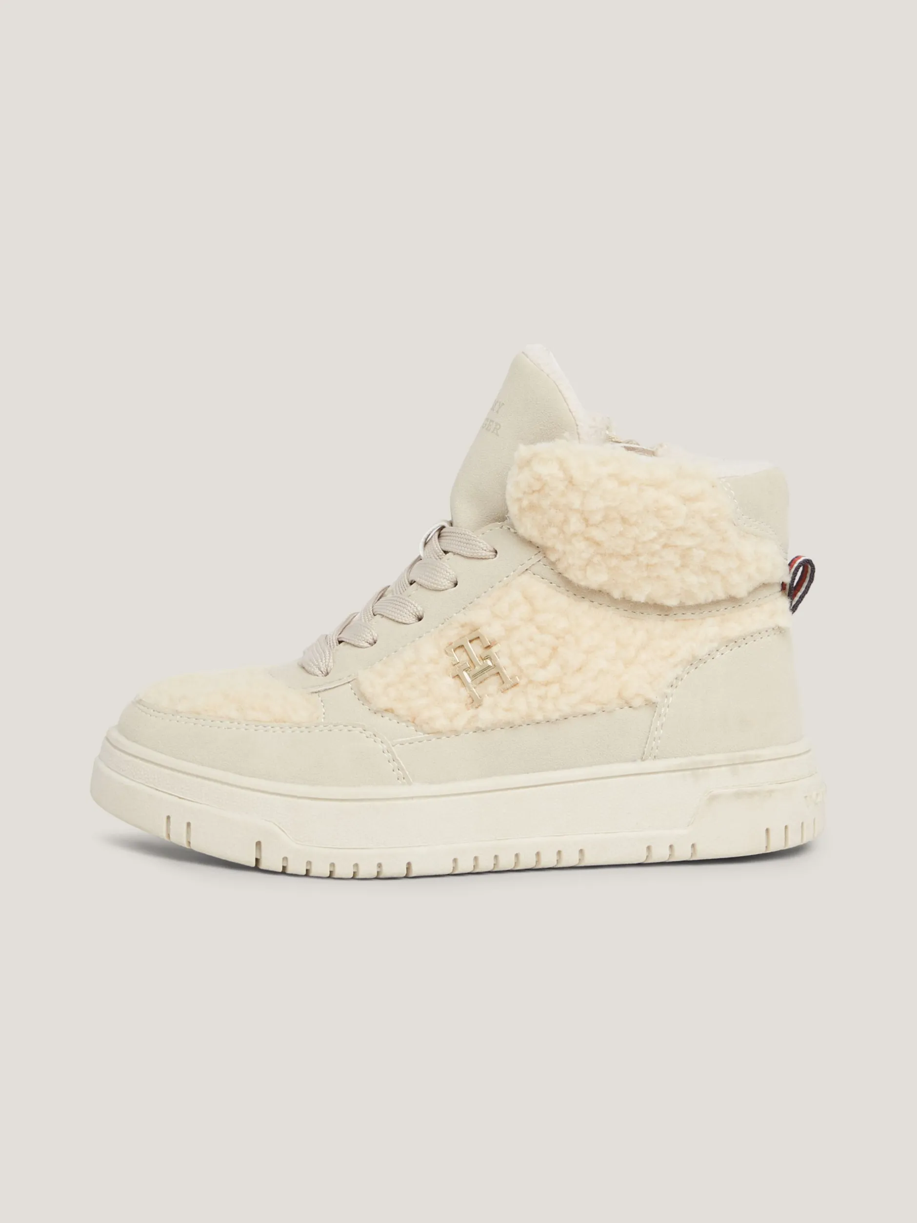 Obuwie I Akcesoria*Tommy Hilfiger Buty Sportowe Za Kostkę Z Monogramem TH BEIGE
