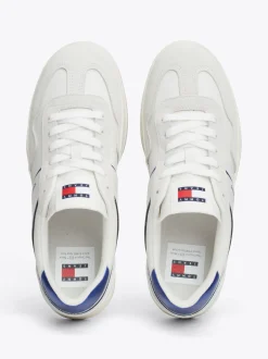 Sneakersy*Tommy Hilfiger Buty Sportowe Ze Skóry Greenwich Z Logo BRIGHT BLUE