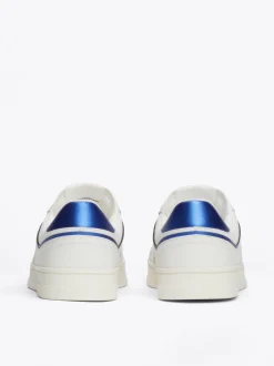 Sneakersy*Tommy Hilfiger Buty Sportowe Ze Skóry Greenwich Z Logo BRIGHT BLUE