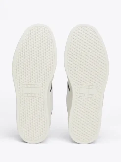 Sneakersy*Tommy Hilfiger Buty Sportowe Ze Skóry Greenwich Z Logo BRIGHT BLUE