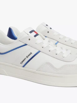 Sneakersy*Tommy Hilfiger Buty Sportowe Ze Skóry Greenwich Z Logo BRIGHT BLUE