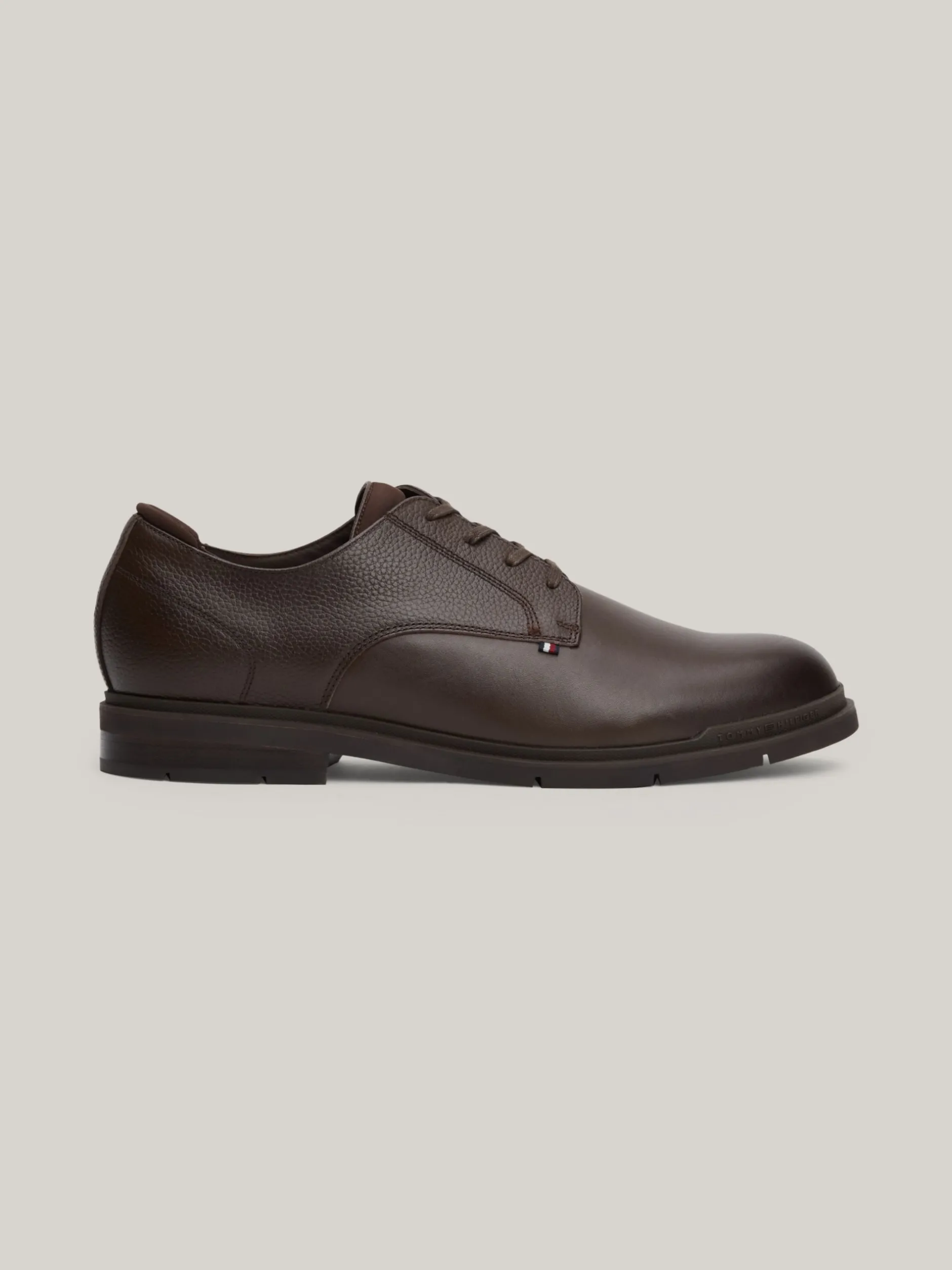 Buty Wizytowe*Tommy Hilfiger Buty Typu Derby Z Groszkowanej Skóry COCOA