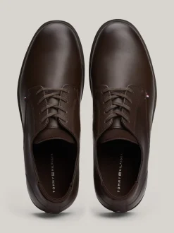 Buty Wizytowe*Tommy Hilfiger Buty Typu Derby Z Groszkowanej Skóry COCOA