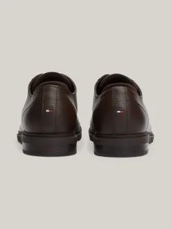 Buty Wizytowe*Tommy Hilfiger Buty Typu Derby Z Groszkowanej Skóry COCOA