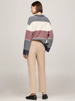 Spodnie*Tommy Hilfiger Chinosy O Wąskim Kroju Z Bawełny Ze Stretchem BEIGE