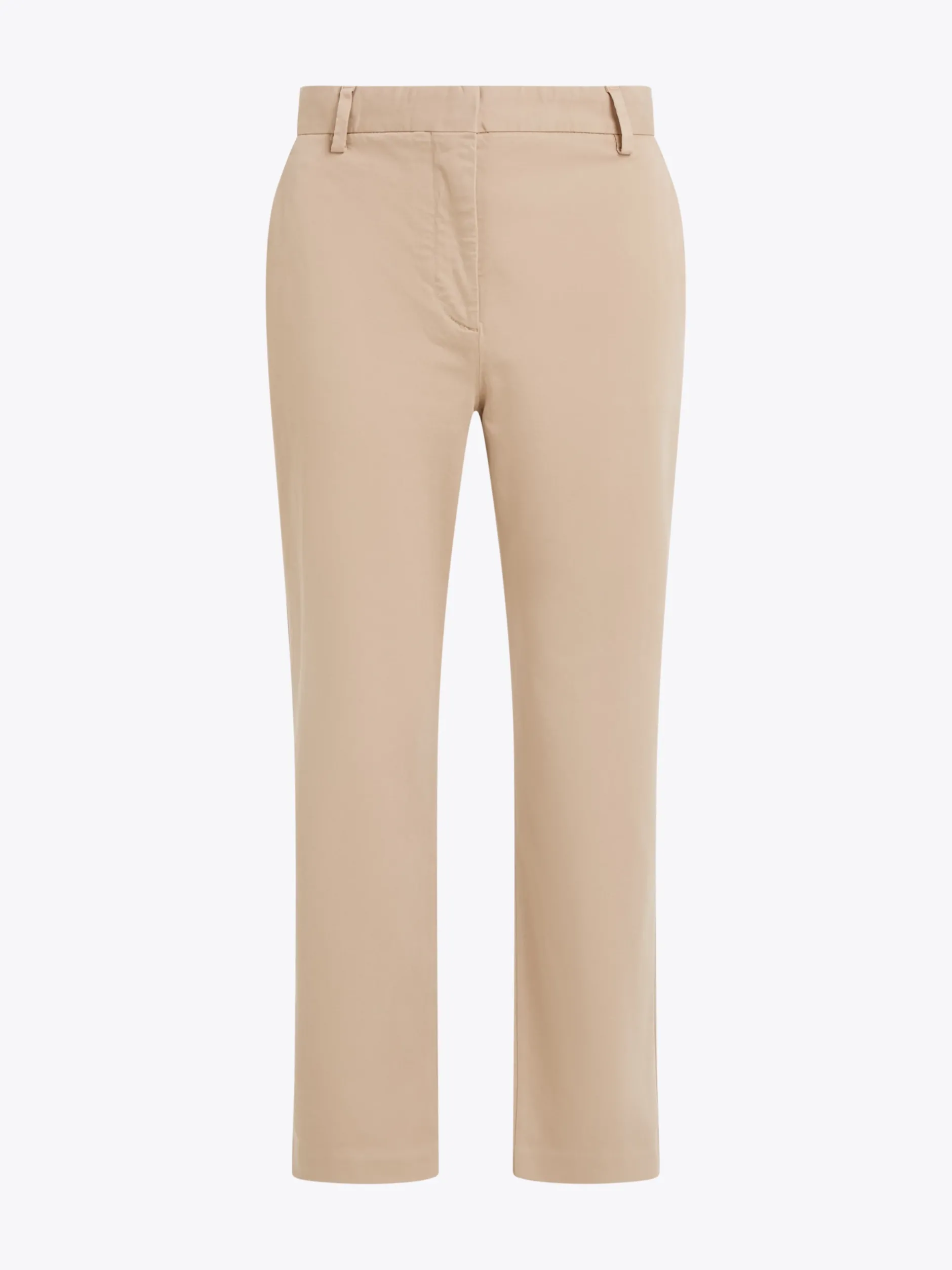 Spodnie*Tommy Hilfiger Chinosy O Wąskim Kroju Z Bawełny Ze Stretchem BEIGE