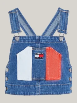 T-Shirty*Tommy Hilfiger Crop Top Archive O Kroju Ogrodniczek DENIM MEDIUM