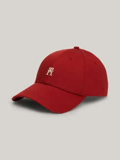 Czapki Z Daszkiem|Czapki I Szaliki*Tommy Hilfiger Czapka Baseballowa Corporate Z Monogramem TH DARK MAGMA