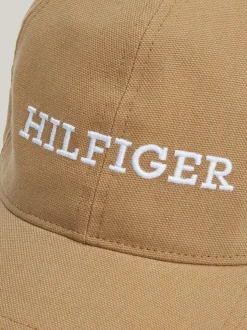 Czapki Z Daszkiem|Czapki I Szaliki*Tommy Hilfiger Czapka Baseballowa Z Monotypowym Logo Hilfiger CLASSIC KHAKI