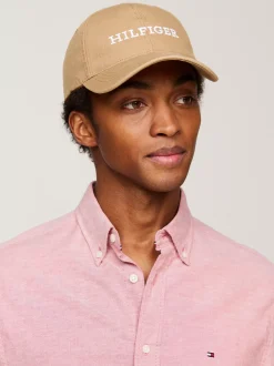 Czapki Z Daszkiem|Czapki I Szaliki*Tommy Hilfiger Czapka Baseballowa Z Monotypowym Logo Hilfiger CLASSIC KHAKI