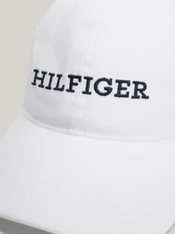 Czapki Z Daszkiem|Czapki I Szaliki*Tommy Hilfiger Czapka Baseballowa Z Monotypowym Logo Hilfiger OPTIC WHITE