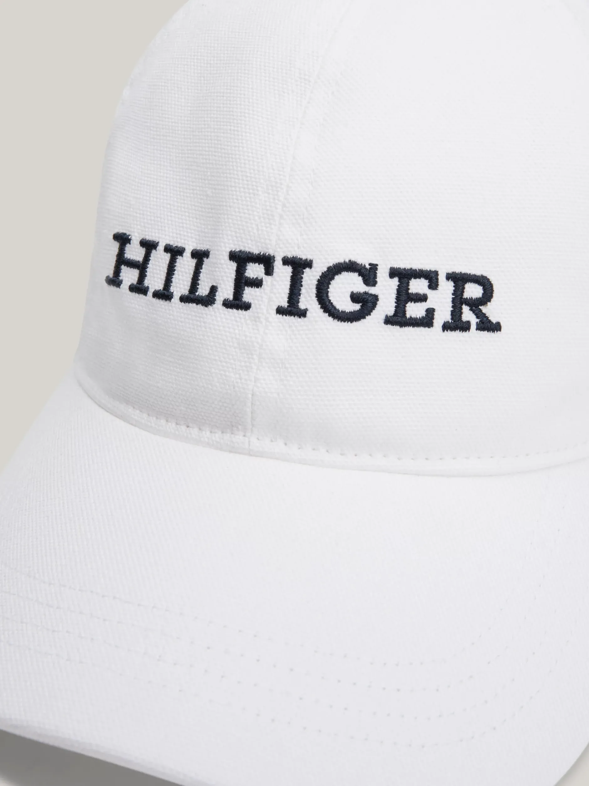 Czapki Z Daszkiem|Czapki I Szaliki*Tommy Hilfiger Czapka Baseballowa Z Monotypowym Logo Hilfiger OPTIC WHITE