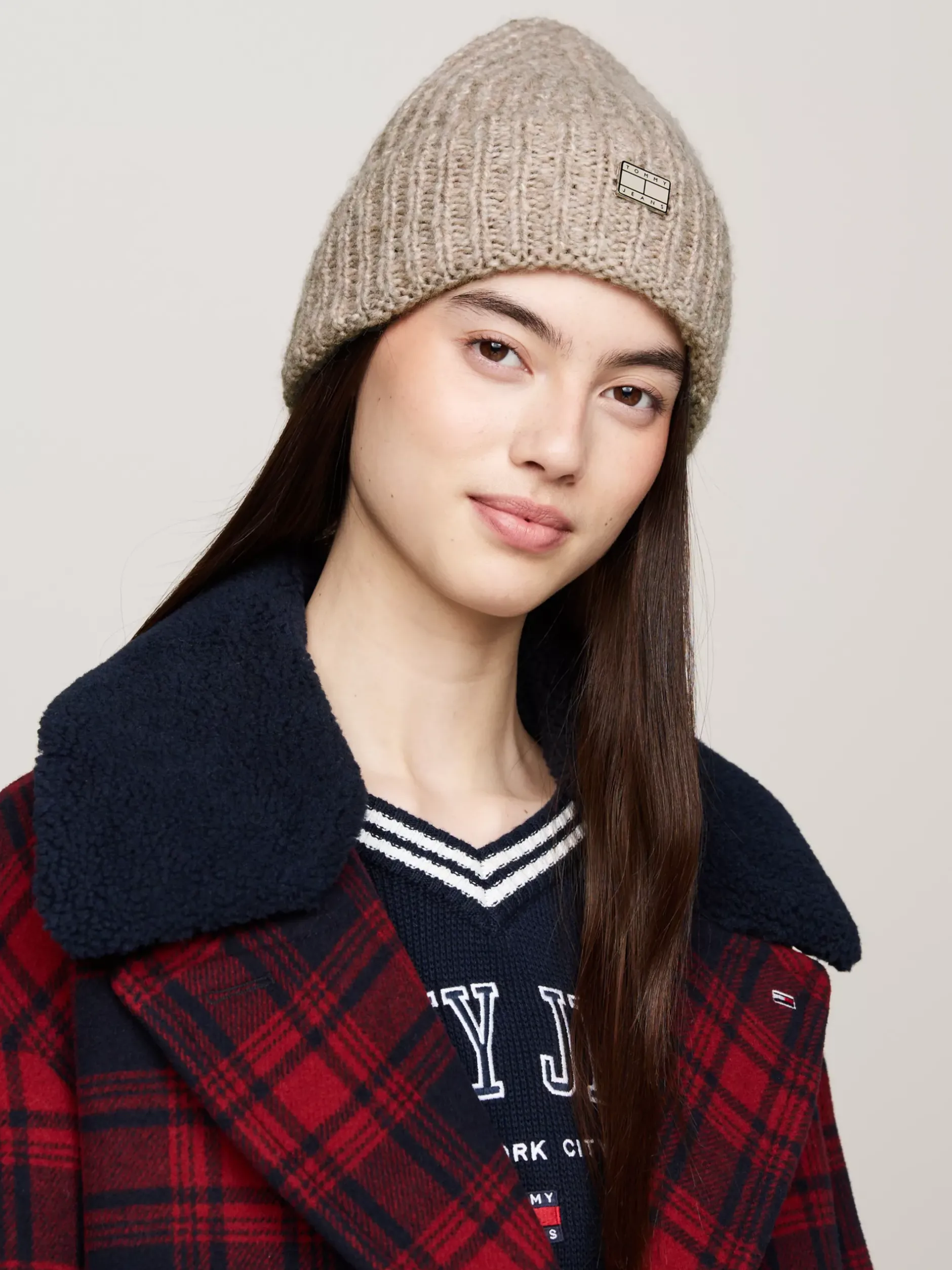 Czapki|Czapki I Szaliki*Tommy Hilfiger Czapka Beanie City Z Mieszanki Wełny DRIFTY DUNES
