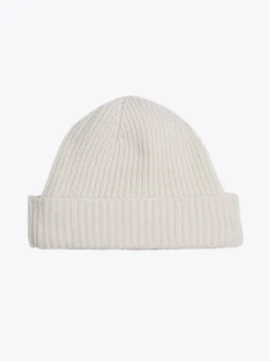 Czapki|Czapki I Szaliki*Tommy Hilfiger Czapka Beanie Z Czystego Kaszmiru ANCIENT WHITE