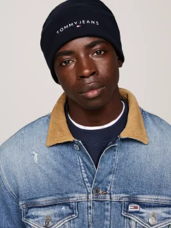 Czapki|Czapki I Szaliki*Tommy Hilfiger Czapka Beanie Z Haftowanym Logo DARK NIGHT NAVY